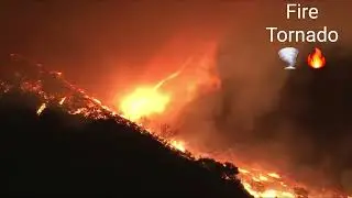 Unbelievable Fire Tornado Spotted During Palisades Fire! 🌪🔥