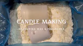 Measuring Soy Wax and Fragrance Load for Making Candles | Candle Making Tutorial Step 2