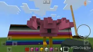 Minecraft Build Battle EP1 (flamingos, play buttons, and pineapples)