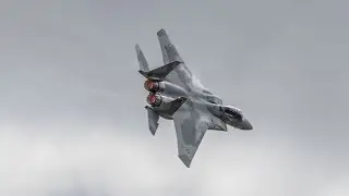 The Amazing Boeing F-15QA Ababil RIAT 2024 Awesome Air Show Demo Display
