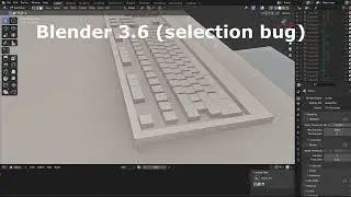 Blender 3.6.0 bug / problem  - when you select faces at very close distance / low angle