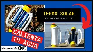 Agua caliente donde quieras 🤩 Termosolar
