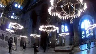Inside Hagia Sophia - Istanbul, Turkey
