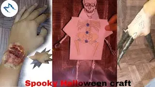 Halloween spooky pranks & decoration ideas| Halloween craft & spooky Makeup|Vary easy ideas|#TheM