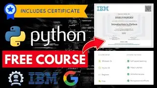 FREE Python Courses with Certificate | Learn Python for Free in 2025