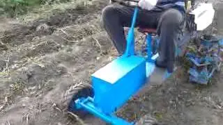 Первый тест самодельной копалки