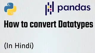 (Part-10) Pandas Tutorial - How to convert Datatypes in Pandas | The Learning Setu