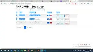 PHP Lecture 8.2 - PHP CRUD with database connection insert and listing