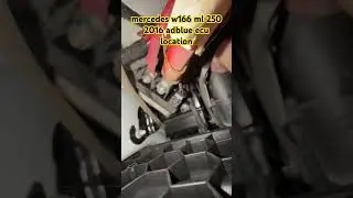 mercedes w166 ml 250 2016 adblue ecu location 