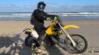 RM250 - First time riding on sand