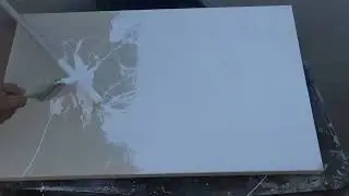 Creating an Abstract Expressionist Painting that Morphs into a Minimalist Painting