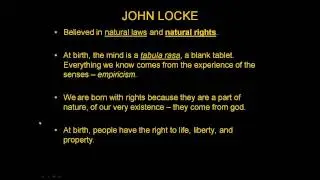 6 Enlightenment Thinkers - John Locke