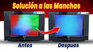 Como Solucionar las machas en la pantalla  TV CRT