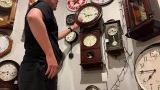Winding the Howard Miller Lawyer II Wall Clock