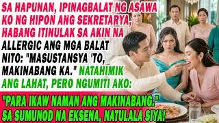 Sa Hapunan, Ipinagbalat Ng Asawa Ko Ng Hipon Ang Sekretarya, Habang Itinulak Sa Akin Ang Tambak Na😡