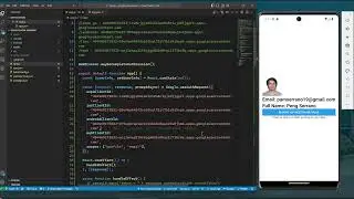 6. Expo Google Login (No Firebase) - Login Button and User Information
