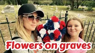 Flowers on Graves (Happy 4th of July)