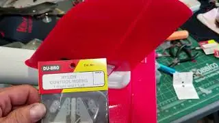DuBro EZ connectors and DuBro Nylon control horns.