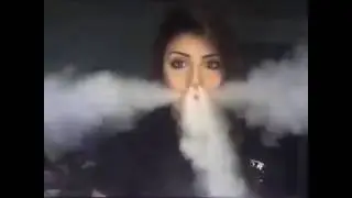Amazing Girl Smoke shisha skills | best smoke rings and tricks | amazing video