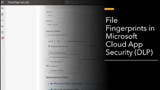 File Fingerprints in Microsoft Cloud App Security