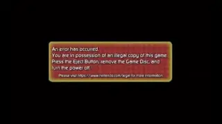 Mario Party 8 Anti Piracy Screen