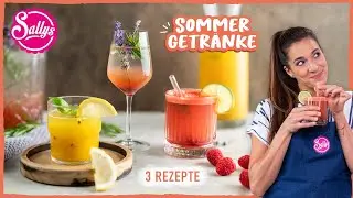 3 Getränke d̵i̵e̵ ̵b̵a̵l̵l̵e̵r̵n̵ / Einfache Getränke für den Sommer / Sallys Welt
