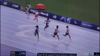Preeti Pal Bronze medal 🥉 in women's 100m T35 category in Paris Paralympic 2024