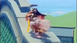 kazuha rails the roof