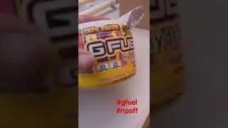 Gfuel Hydrate is a ripoff. Container 20% full 