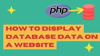 How to display database data on a website