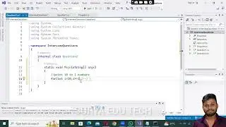 C# Interview Questions2 || Print 10 to 1 Numbers Using C# || Interview Programs