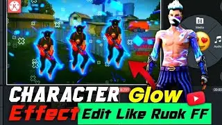 How To Edit Character Glow effect |  perfect character Glow in Kinemaster