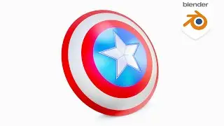 Create Shield of Captain America and Procedural Material for it