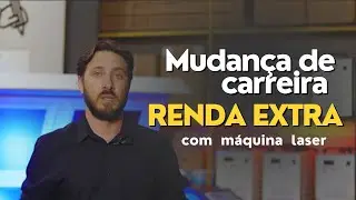 Mudança de carreira/ renda extra com máquina de corte a laser a melhor opção!