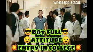 boy Full attitude entry WhatsApp status video Dhasu entry