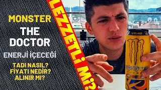 MONSTER THE DOCTOR ENERGİY DRINK TEST ( MONSTER DOKTOR ENERJİ TADIM TESTİ ) #monster #energy