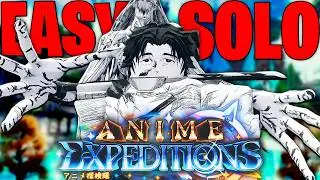 How To EASILY SOLO The MANGA Yuta Skin Stage In Anime Expeditions Roblox!
