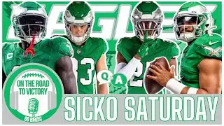 SICKO Saturday LIVE Q&A | Week 9 Eagles vs Jaguars | Depth Charts & Injury Updates