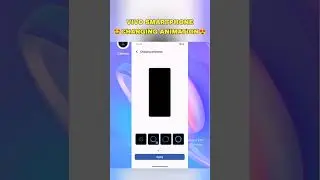Vivo smartphone🤩Charging new animation Change😍#vivo #phone #setting