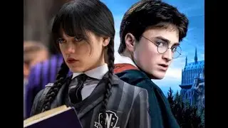 Wednesday meets Harry Potter