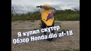 Я КУПИЛ СКУТЕР. Обзор и первое впечатление HONDA DIO AF-18.