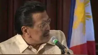 Speech of President Joseph Estrada part 1