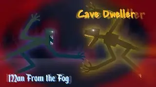 Man From The Fog Vs Cave Dweller (Minecraft Sticknodes animation) Preview: Not the final animation