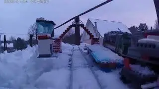 Огромная дорога для Лего поездов снегу! Это первая дорога в 2022 году!