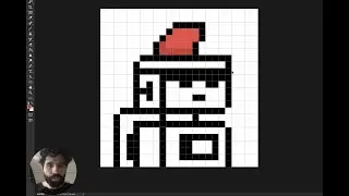 Pixel Art Photoshop Setup to Draw Robotos