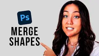 How to merge shapes in photoshop