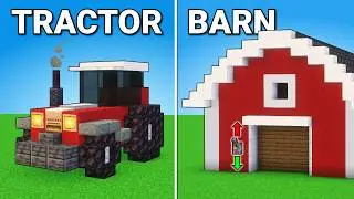 15+ FARM Build Hacks In Minecraft!
