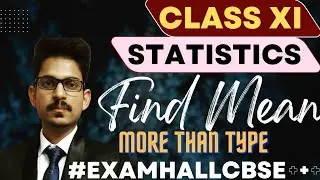 ARITHMETIC MEAN MORE THAN TYPE #arithmeticmean #stepdeviationmethod #examhallcbse #morethanmean