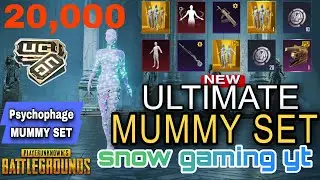 NEW ULTIMATE MUMMY SET || PSYCHOPHAGE SET CRATE OPENING || Mummy set crate opening | PUBG MOBILE ||