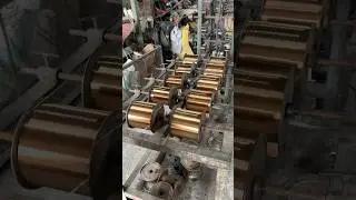 Amazing copper machining process #machine #copper #shorts #making #youtubeshorts